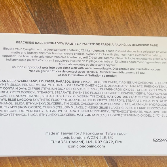 NWT Beachside Babe Eyeshadow Palette
ICONIC LONDON - Picture 4 of 5